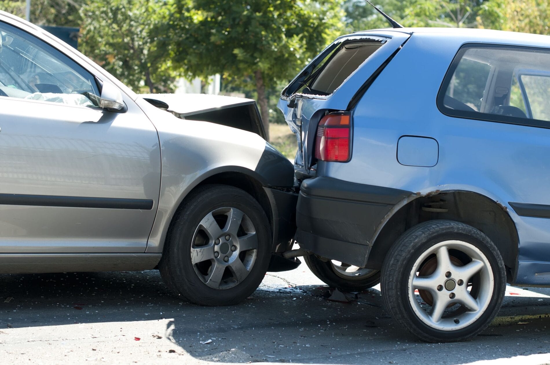 two crashed cars two crashed cars